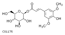 GIF of 1-O-Sinapoyl-beta-D-glucose;