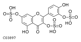 GIF of Quercetin 3,3',7-trissulfate