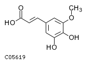 GIF of 5-Hydroxyferulic acid;