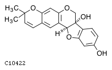 GIF of (-)-Glyceollin II