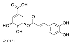 GIF of 5-O-Caffeoylshikimic acid
