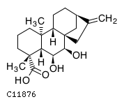 GIF of 6beta,7beta-Dihydroxykaurenoic acid;