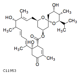 GIF of 6,8a-Seco-6,8a-deoxy-5-oxoavermectin ''2b'' aglycone
