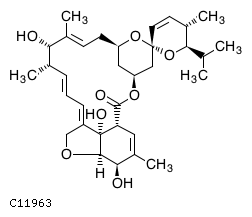 GIF of Avermectin B1b aglycone