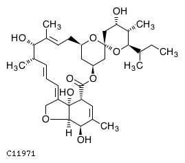 GIF of Avermectin B2a aglycone