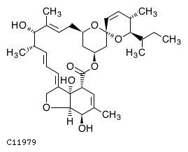 GIF of Avermectin B1a aglycone