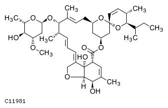 GIF of Avermectin B1a monosaccharide