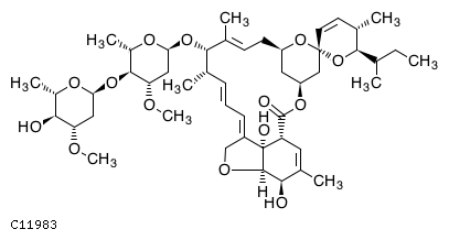 GIF of Avermectin B1a