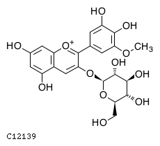 GIF of Petunidin 3-O-glucoside;