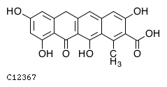GIF of Tetracenomycin F1