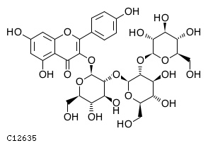 GIF of Kaempferol 3-sophorotrioside;