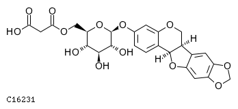 GIF of (-)-Maackiain-3-O-glucosyl-6''-O-malonate
