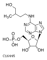 GIF of Dihydrozeatin riboside monophosphate
