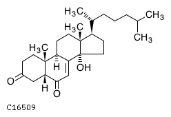 GIF of 14alpha-Hydroxy-5beta-cholest-7-ene-3,6-dione