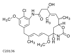 GIF of N-Demethyl-desepoxymaytansinol;