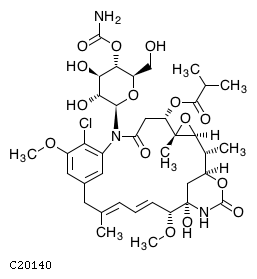 GIF of 4''-O-Carbamoyl ansamitocinoside P-3;