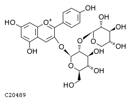 GIF of Pelargonidin 3-O-beta-D-sambubioside
