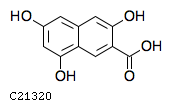 GIF of 3,6,8-Trihydroxy-2-naphthoate;
