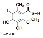 GIF of 3-Hydroxy-5-iodo-2-methoxyorsellinate-[acp]