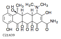 GIF of 11a-Hydroxy-7-chlortetracycline